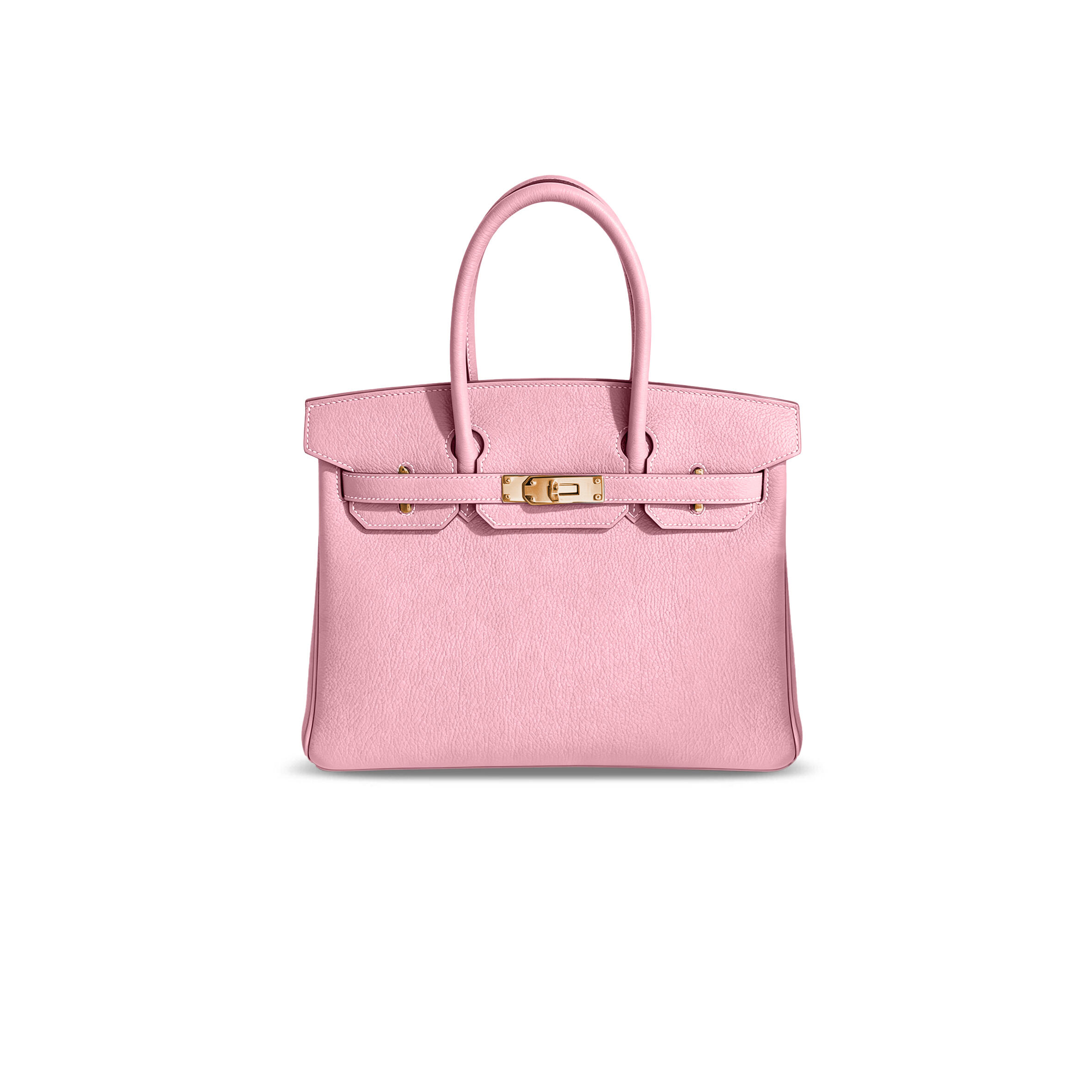 H**me5 birkin 30 togo pink rose gold hardware (30*22*16cm)